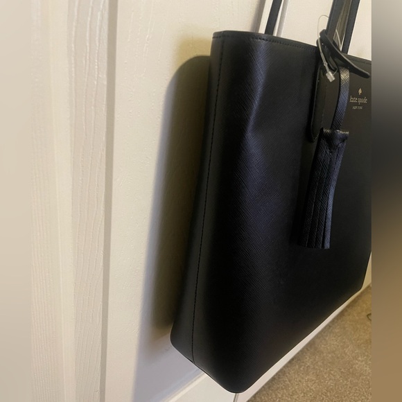 Kate Spade Jana Black Leather Tote NWT - Picture 4 of 7